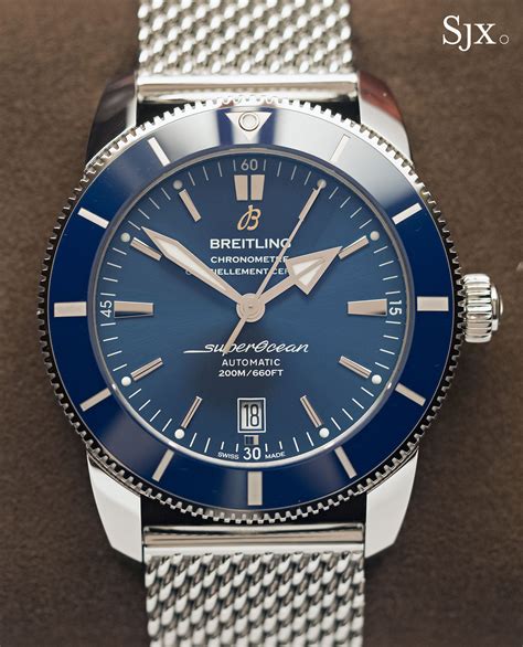 breitling superocean heritage 46 blue replica|breitling superocean heritage chrono.